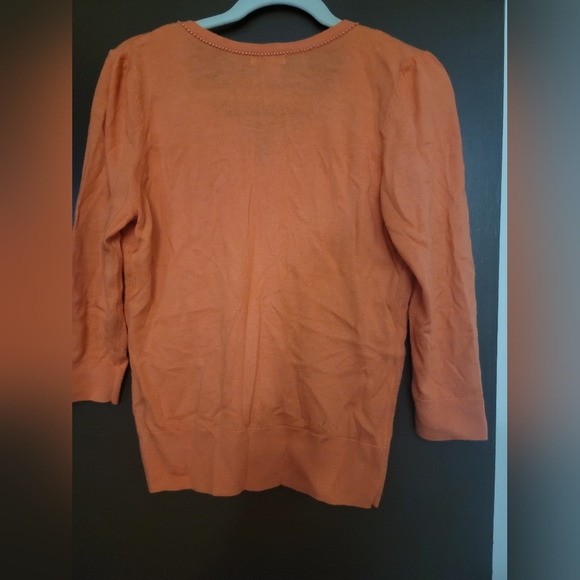 Halogen cardigan in orange size medium - Picture 5 of 6